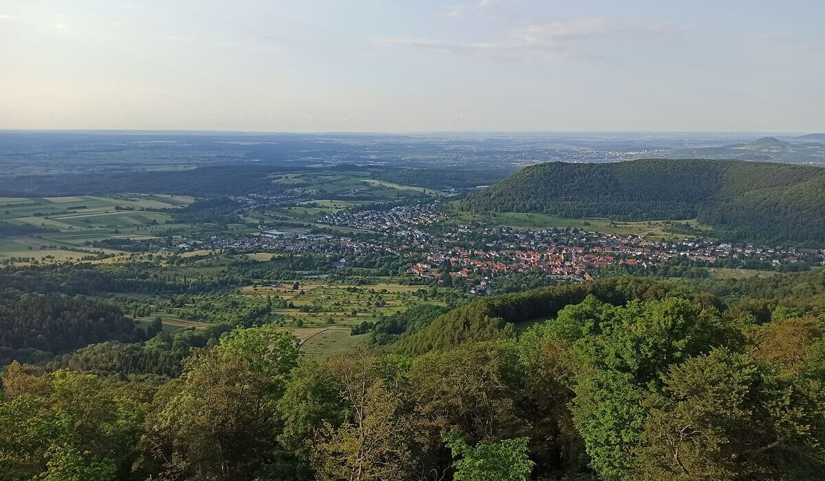 Albtrauf Richtung Walddorfhäslach